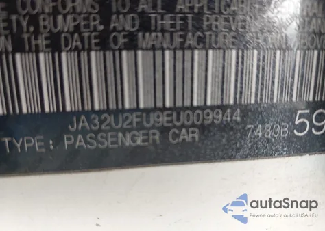 2014 Mitsubishi Lancer Es z USA, uszkodzony, nr VIN JA32U2FU9EU009944